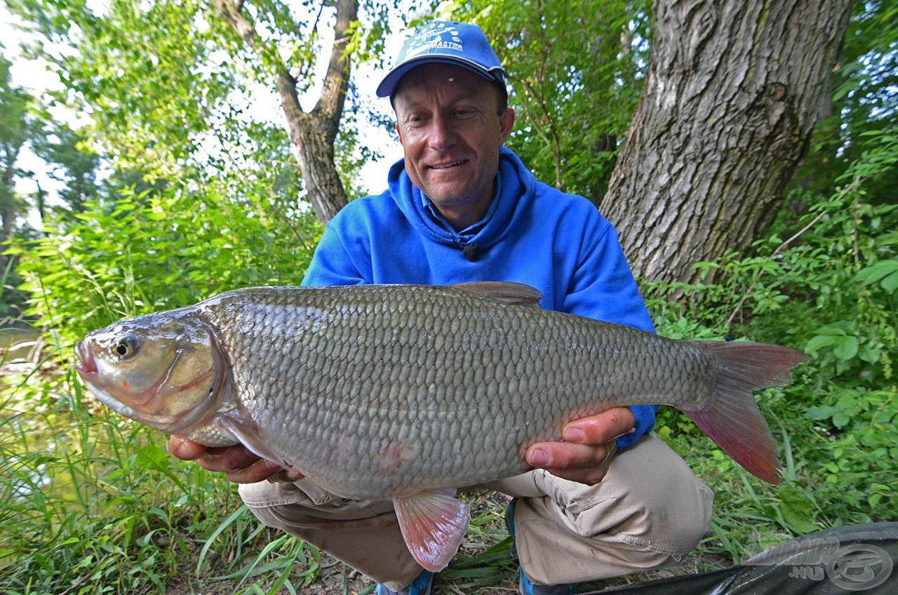 Az első SpéciCorn-kóstoló máris egy 2,34 kg-os jászkeszeg lett!