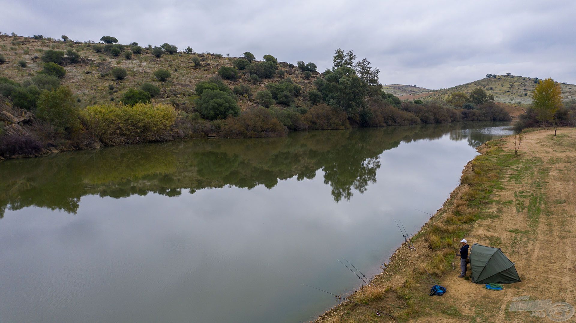 A nagy márnák lakhelye Extremadura tartomány egyik legnagyobb folyója, a Guadiana