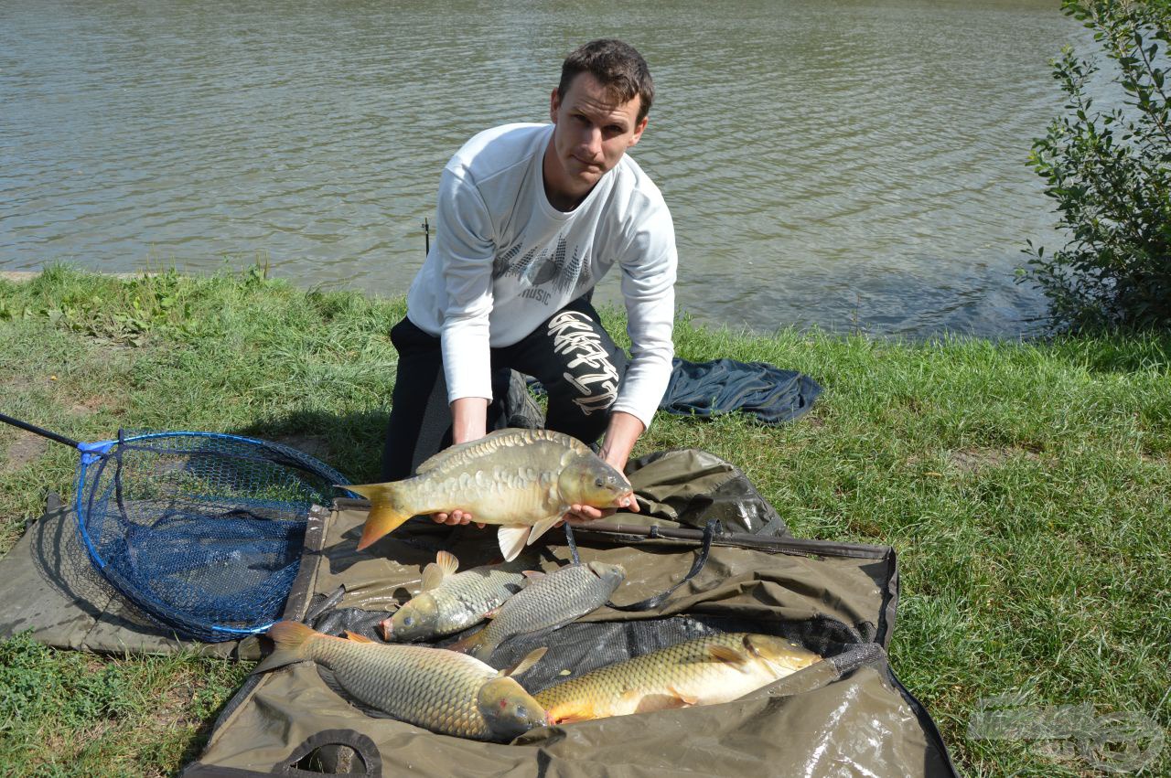 Schneider Dániel 13 kg feletti fogással vezette a D szektort