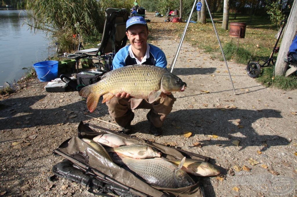 Pintér Zoltán 28 kg feletti zsákmányával