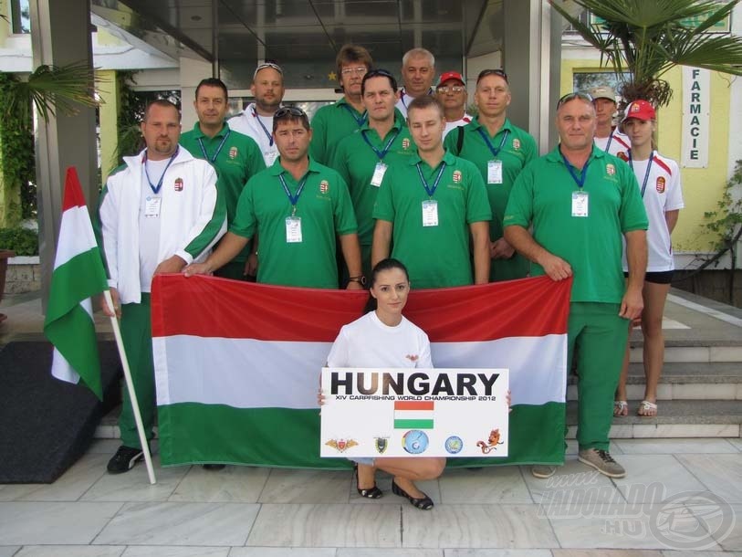 Egységben a 2012-es magyar pontyfogó válogatott