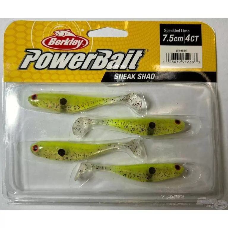 Berkley PowerBait Sneakshad 7,5 cm - Speckled Lime / 2