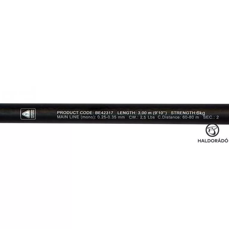 BLACK EDITION NEW GENERATION CARP 300 2,5 Lbs behúzós nagypontyos horgászbot / 8