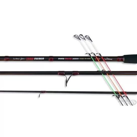 By Döme TEAM FEEDER Power Fighter Feeder 360MH horgászbot + Dobókesztyű ujj