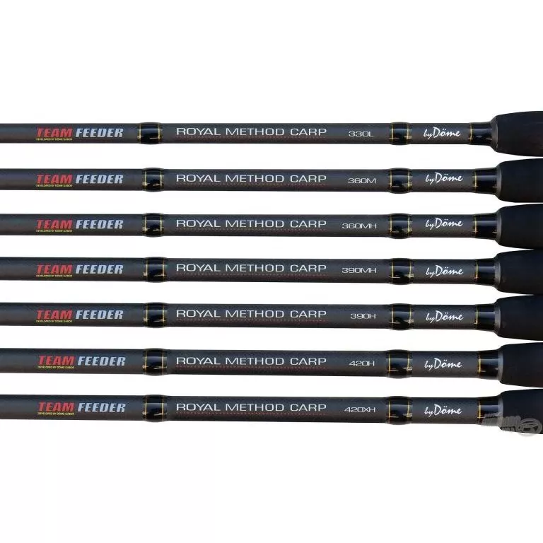 By Döme TEAM FEEDER Royal Method Carp 390MH horgászbot + Dobókesztyű ujj / 6