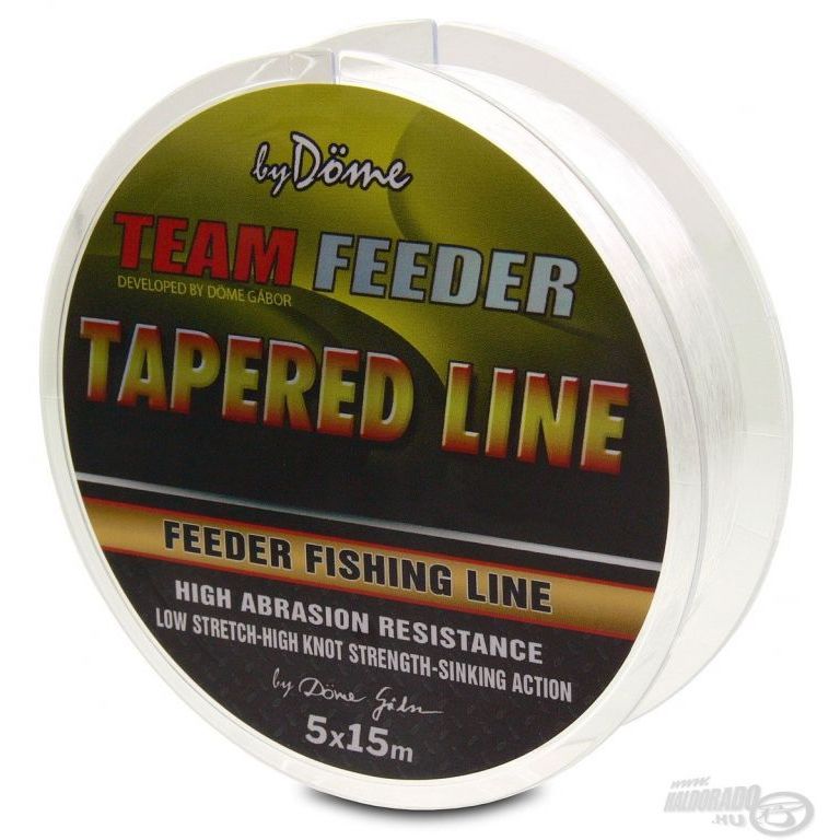 By Döme TEAM FEEDER Tapered Leader 5x15 m - 0,165-0,22 mm