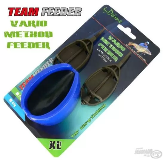 By Döme TEAM FEEDER Vario Method Feeder kosár szett XL 65 g