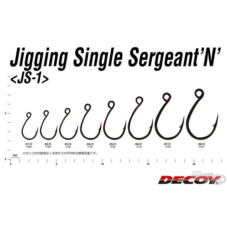 DECOY JiggingSingle 3/0
