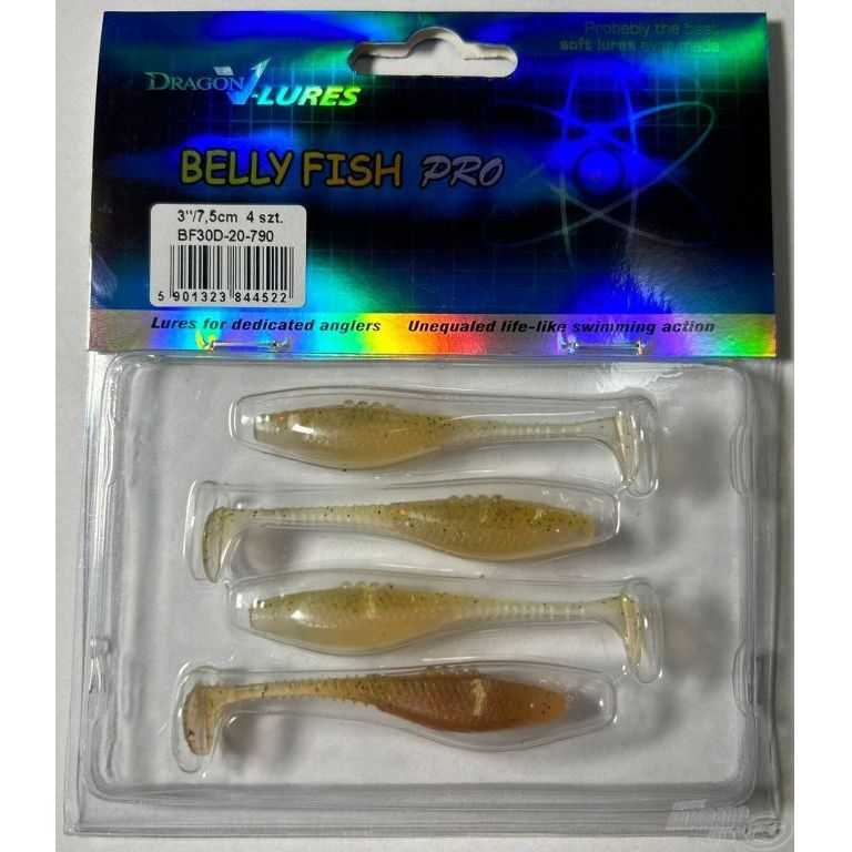 DRAGON Belly Fish Pro 7,5 cm - Clear / Motor Oil
