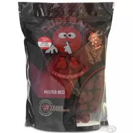 DUDI BAIT Mister Red Super Hot Főzött 1 kg - 24 mm