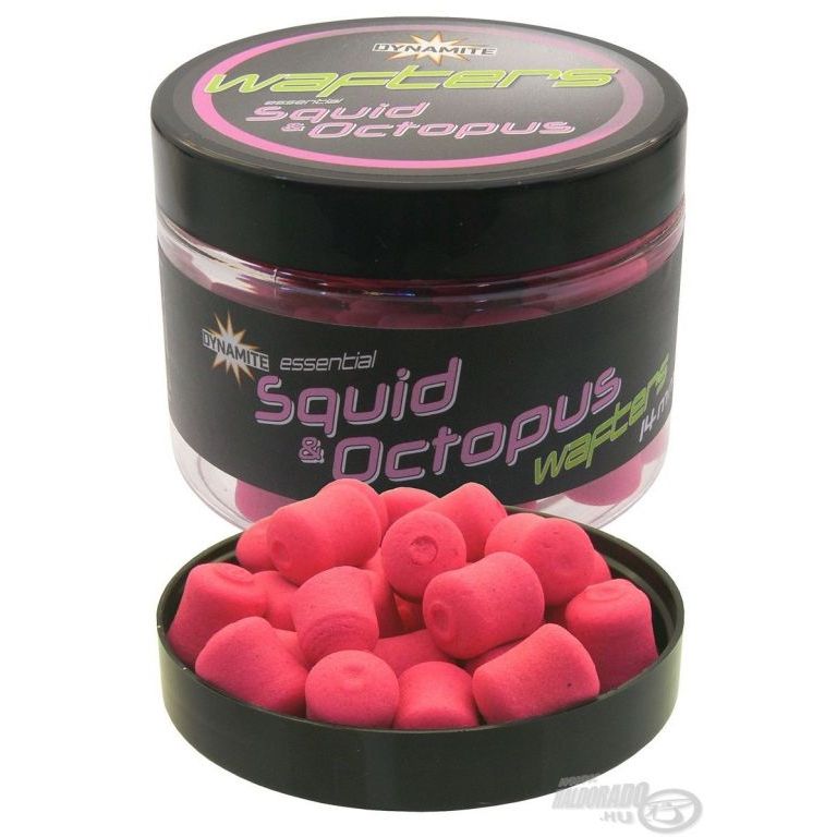 Dynamite Baits Fluro Wafter 14 mm - Squid & Octopus