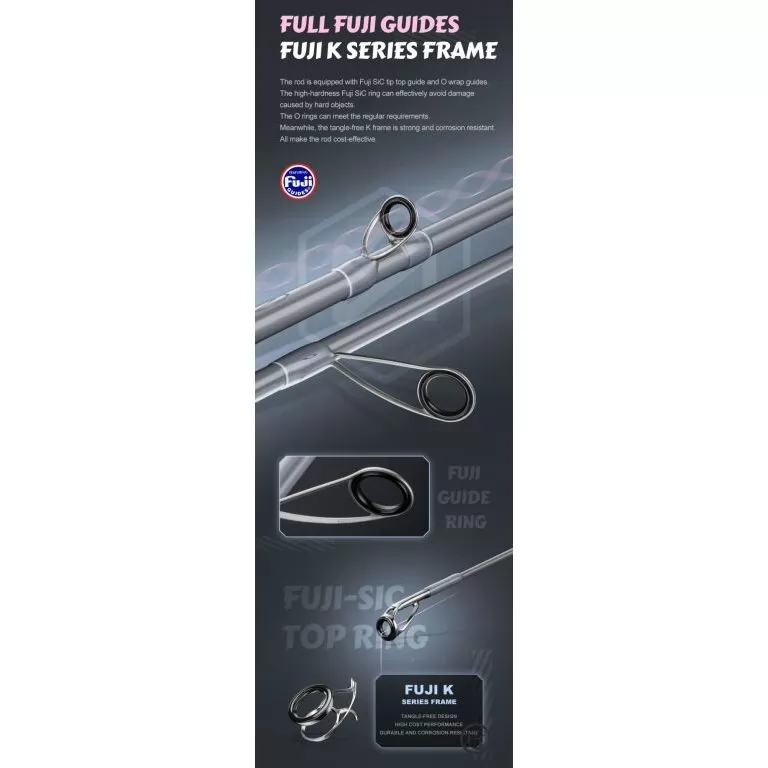 ECOODA Shadow Seeking 198ML Casting JIG-es süllős horgászbot / 5