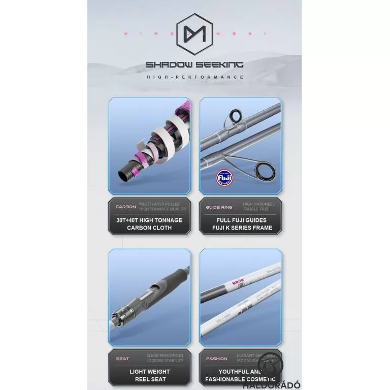 ECOODA Shadow Seeking 228ML Casting horgászbot / 2