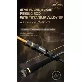 ECOODA Star Flame Light Boat 185M Casting vertikális harcsázó horgászbot