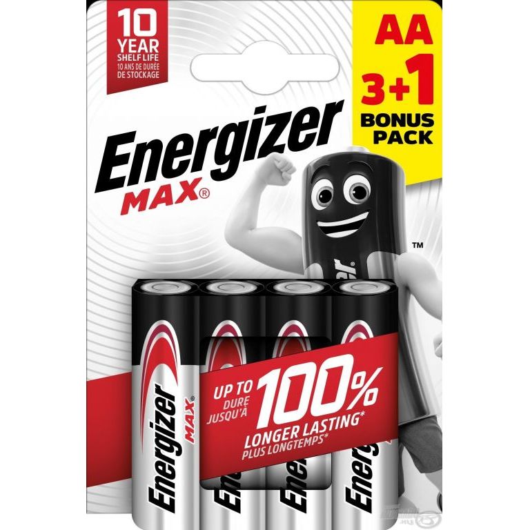 ENERGIZER MAX AAA - 4 db