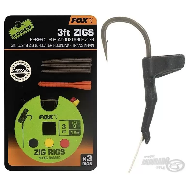 FOX Zig Rig Edges 12 Lbs - 8 / 3 ft / 1