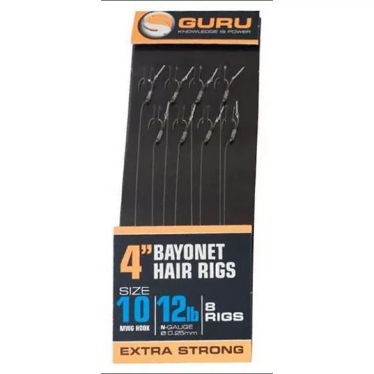 GURU QM1 Bayonet előkötött horog tüskével - 16 / 1
