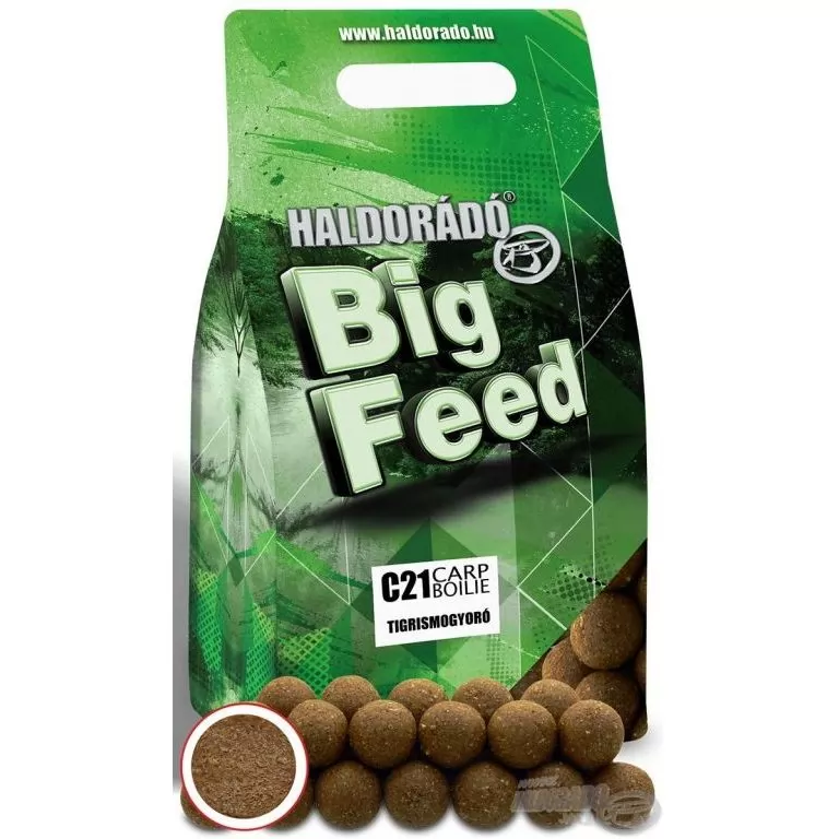 HALDORÁDÓ Big Feed - C21 Boilie - Tigrismogyoró 2,5 kg