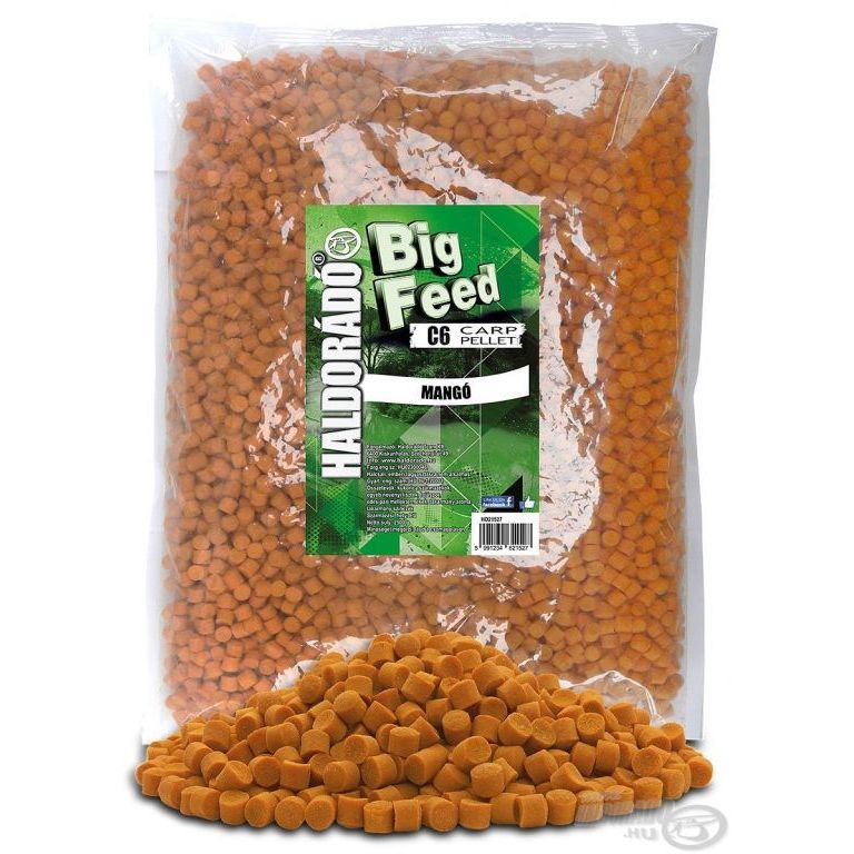HALDORÁDÓ Big Feed - C6 Pellet - Mangó 2 kg