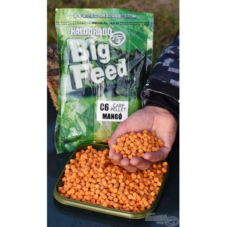 HALDORÁDÓ Big Feed - C6 Pellet - Mangó 800 g