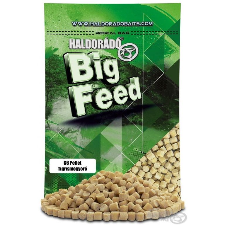 HALDORÁDÓ Big Feed - C6 Pellet - Tigrismogyoró 700 g