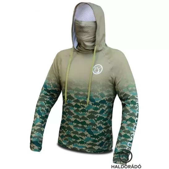 HALDORÁDÓ Camou Carp UPF 50+ Long Sleeve XXXL