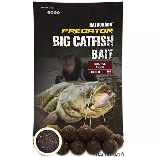 HALDORÁDÓ Catfish Bait Boilie 24+ - Brutal Squid