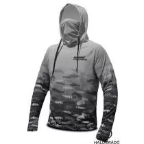 HALDORÁDÓ Catfish Black UPF 50+ Long Sleeve S