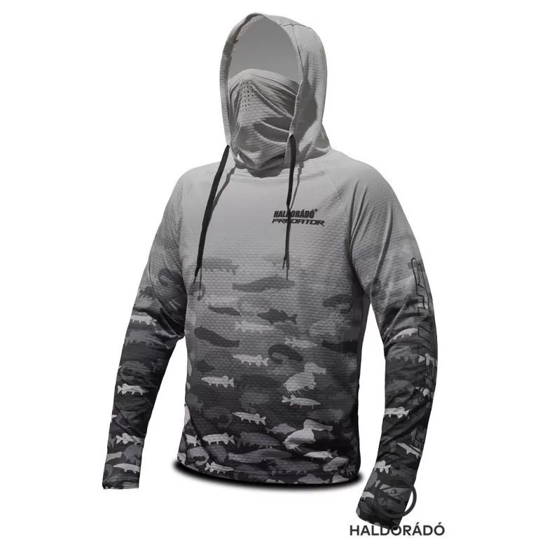 HALDORÁDÓ Catfish Black UPF 50+ Long Sleeve S / 1