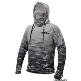 HALDORÁDÓ Catfish Black UPF 50+ Long Sleeve XXL