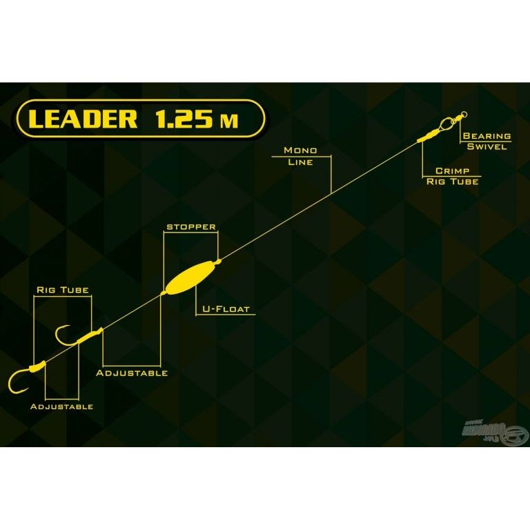 HALDORÁDÓ Catfish Rig 2 - Állítható U-float szerelék