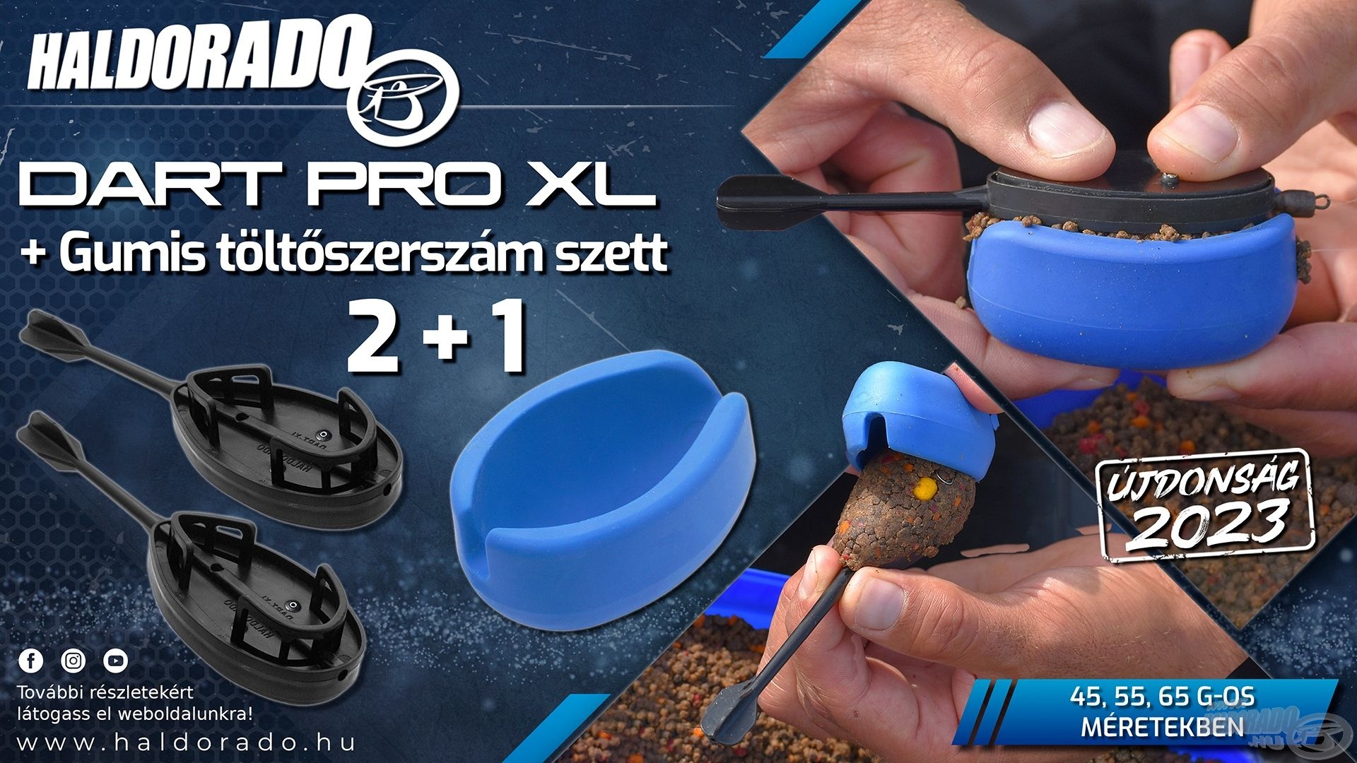 HALDORÁDÓ Dart Pro XL 45 g kosár szett Haldorádó áruház