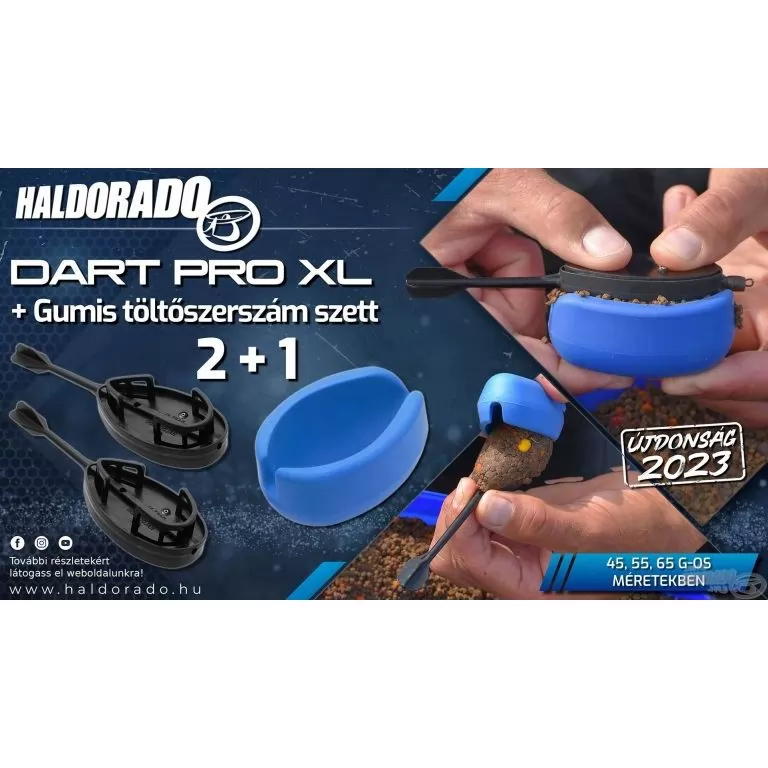 HALDORÁDÓ Dart Pro XL 45 g kosár szett / 3
