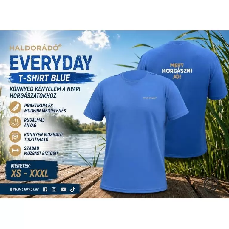HALDORÁDÓ Everyday T-Shirt Blue XS / 1