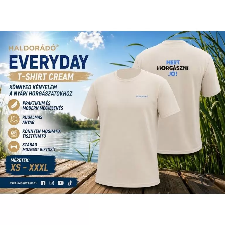 HALDORÁDÓ Everyday T-Shirt Cream M / 1
