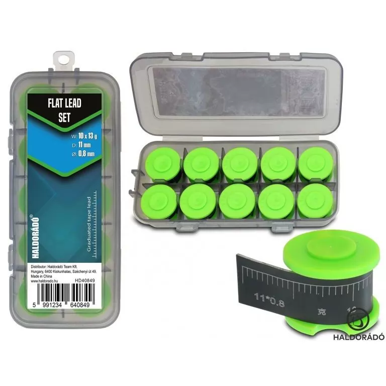 HALDORÁDÓ FLAT LEAD SET - hajlítható ólom lapka szett / 1