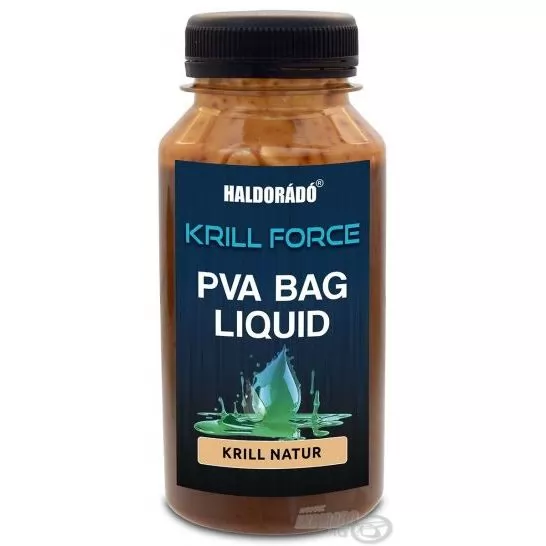 HALDORÁDÓ Krill Force PVA Bag Liquid - Krill Natur