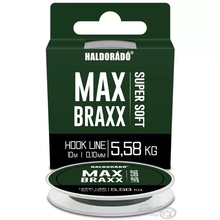 HALDORÁDÓ MAX Braxx - Super Soft Hook Line 0,10 mm / 1