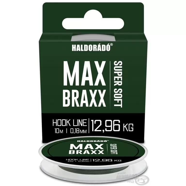 HALDORÁDÓ MAX Braxx - Super Soft Hook Line 0,18 mm / 1