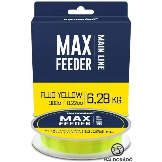 HALDORÁDÓ MAX Feeder Fluo Yellow 0,22 mm / 300 m