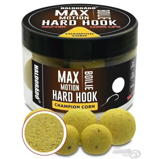 HALDORÁDÓ MAX MOTION Boilie Hard Hook Wafter 24, 30 mm - Champion Corn termék kép