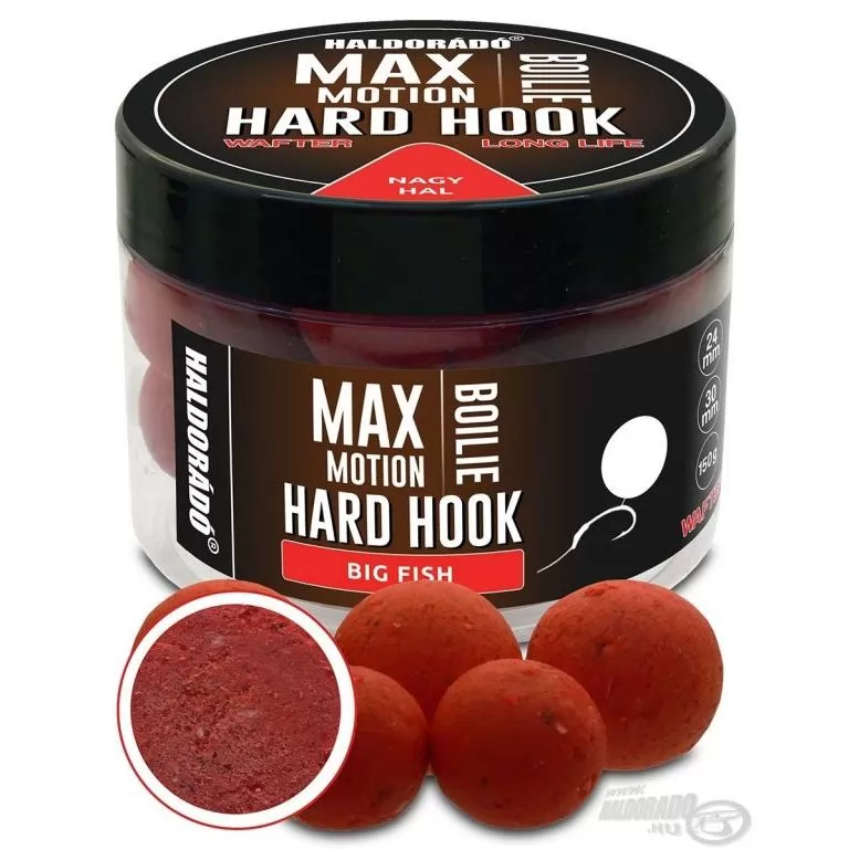 HALDORÁDÓ MAX MOTION Boilie Hard Hook Wafter 24, 30 mm - Nagy Hal / 1