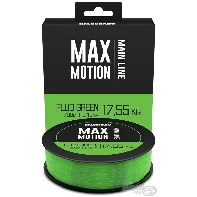 HALDORÁDÓ MAX MOTION CARP Fluo Green 0,40 mm / 700 m / 1