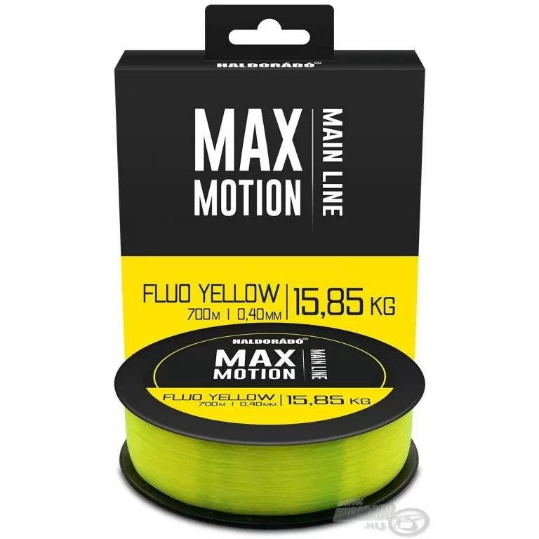 HALDORÁDÓ MAX MOTION CARP Fluo Yellow 0,40 mm / 700 m / 1
