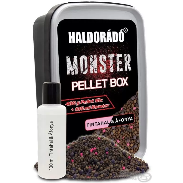 HALDORÁDÓ MONSTER Pellet Box - Tintahal & Áfonya / 1