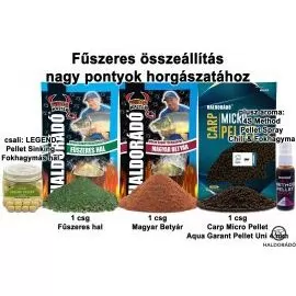 HALDORÁDÓ Nyári recept 2 - Fűszeres összeállítás nagy pontyok horgászatához