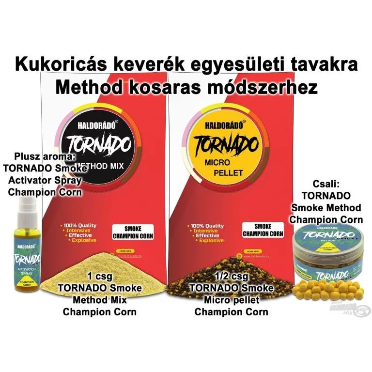 HALDORÁDÓ Nyári recept 2 - Kukoricás keverék egyesületi tavakra Method kosaras módszerhez / 1