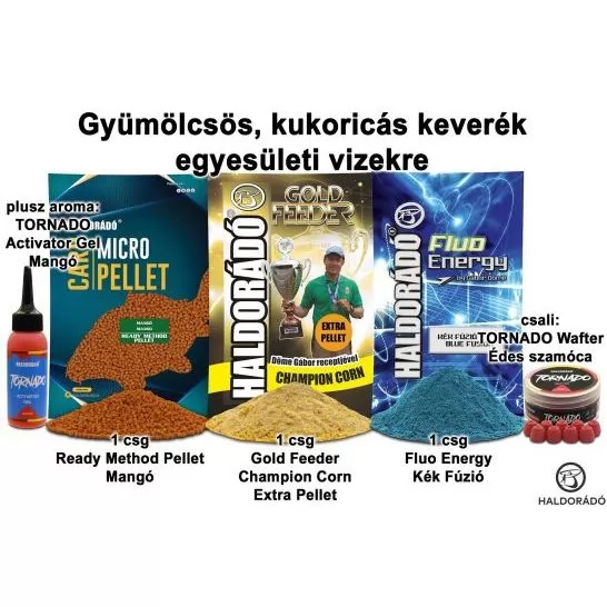 HALDORÁDÓ Őszi recept 10 - Gyümölcsös, kukoricás keverék egyesületi vizekre termék kép