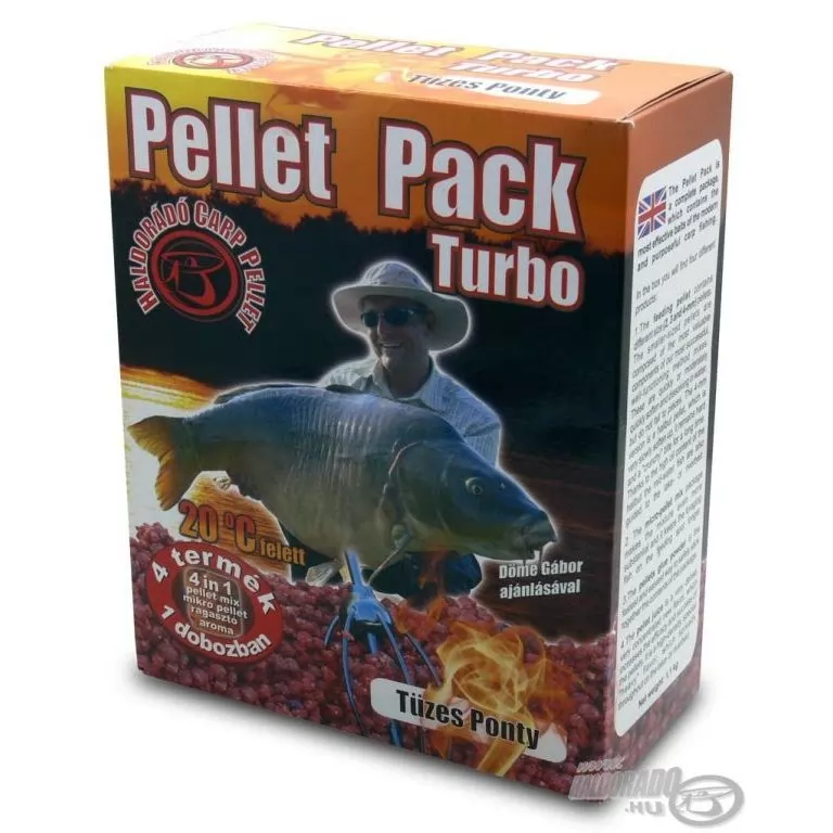 HALDORÁDÓ Pellet Pack Turbo - Tüzes Ponty HALDORÁDÓ Pellet Pack Turbo - Tüzes Ponty