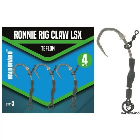 HALDORÁDÓ Ronnie Rig Claw LSX - 4 - saskarom horog Pup Up csalikhoz